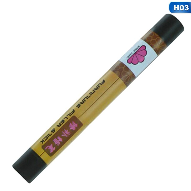 1 Pcs Wooden Floor Furniture Repari Pen Markers & Filler Sticks Wood Scratches Restore Kit Scratch Patch Paint Pen Wood Repair: H03