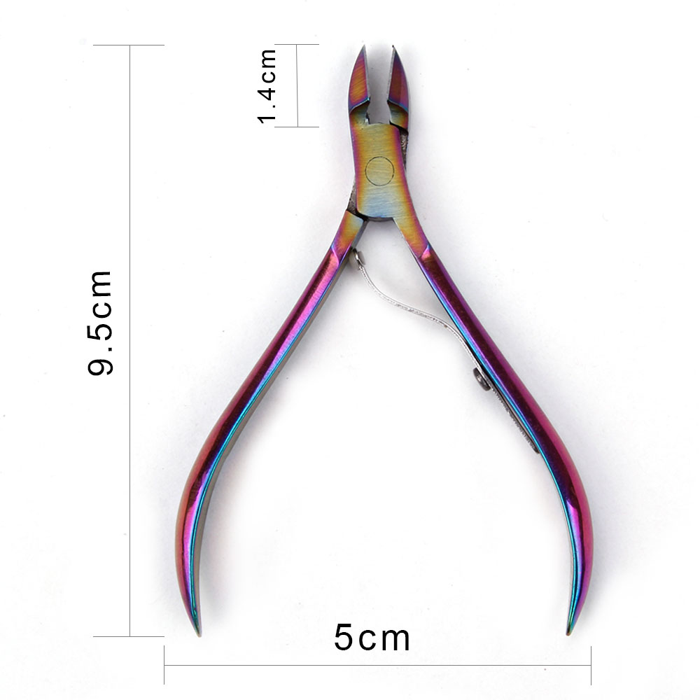 Fingernail Toenail Cuticle Nipper Trimming Stainless Steel Nail Clipper Scissor Cutter Cuticle Plier Manicure Tools