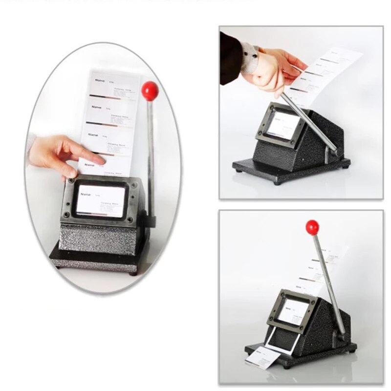Heavy-Duty 86*54mm Paper Business Card /PVC Card Die Cutter Credit Die Punch Cutter