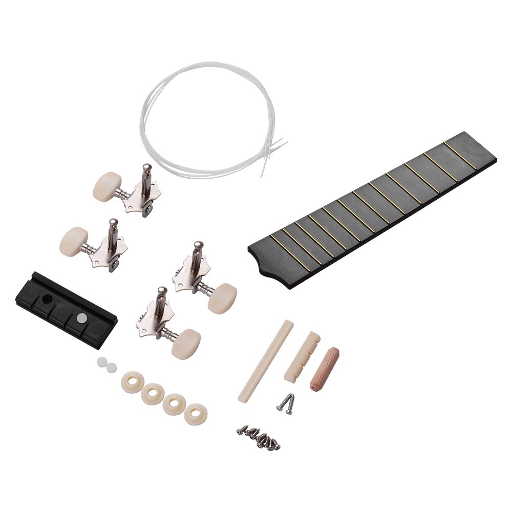 Ukelele, aak je eigen 21-inch Hawaii-ukulelekit, DIY-speelgoed voor