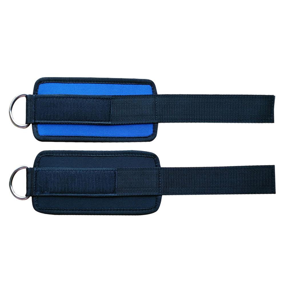 Adjustable D-Ring Ankle Strap Buckle Body Building Resistance Band Gym Multi Thigh Leg Ankle Cuffs Power Weight Lifting Fitnes: Default Title