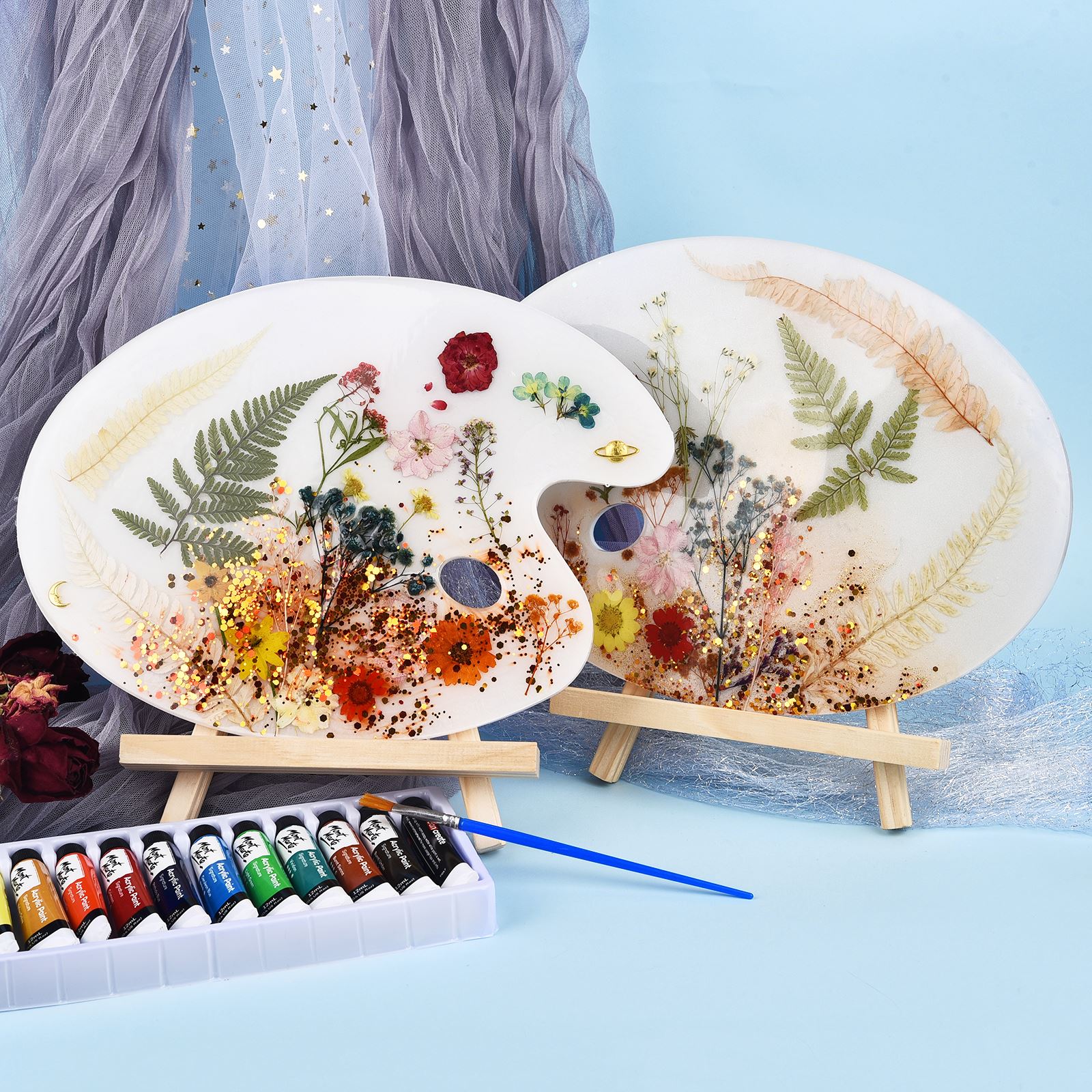 AB Epoxy Resin Complete Kit High Adhesive Glue Crystal Clear Hardener DIY Supplies Art Casting Resin Jewelry Making Accessories