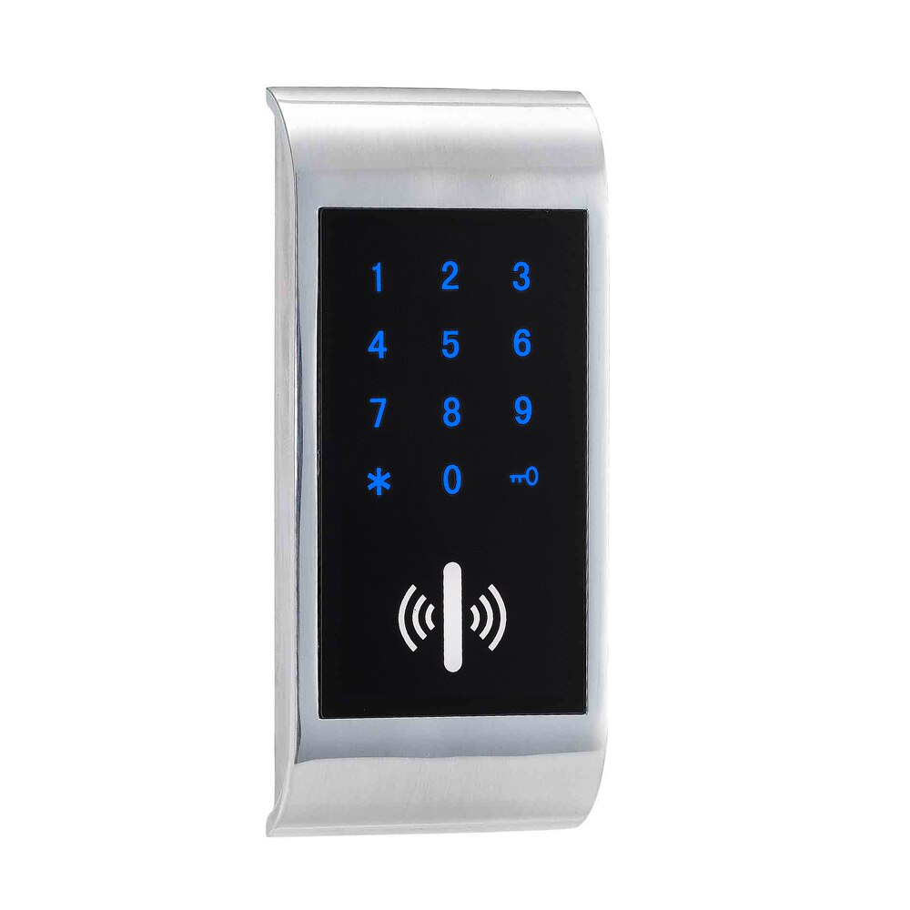 Keyless Touch Keypad Password RFID Card Key Metal Digital Electronic Sauna Cabinet Lock EM126: silver
