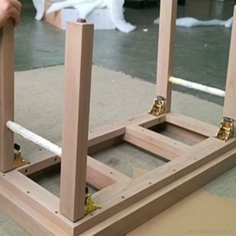 4 Pack Lock Extension Table Bed Leg Feet Steel Folding Foldable Support Bracket Screw D04 20