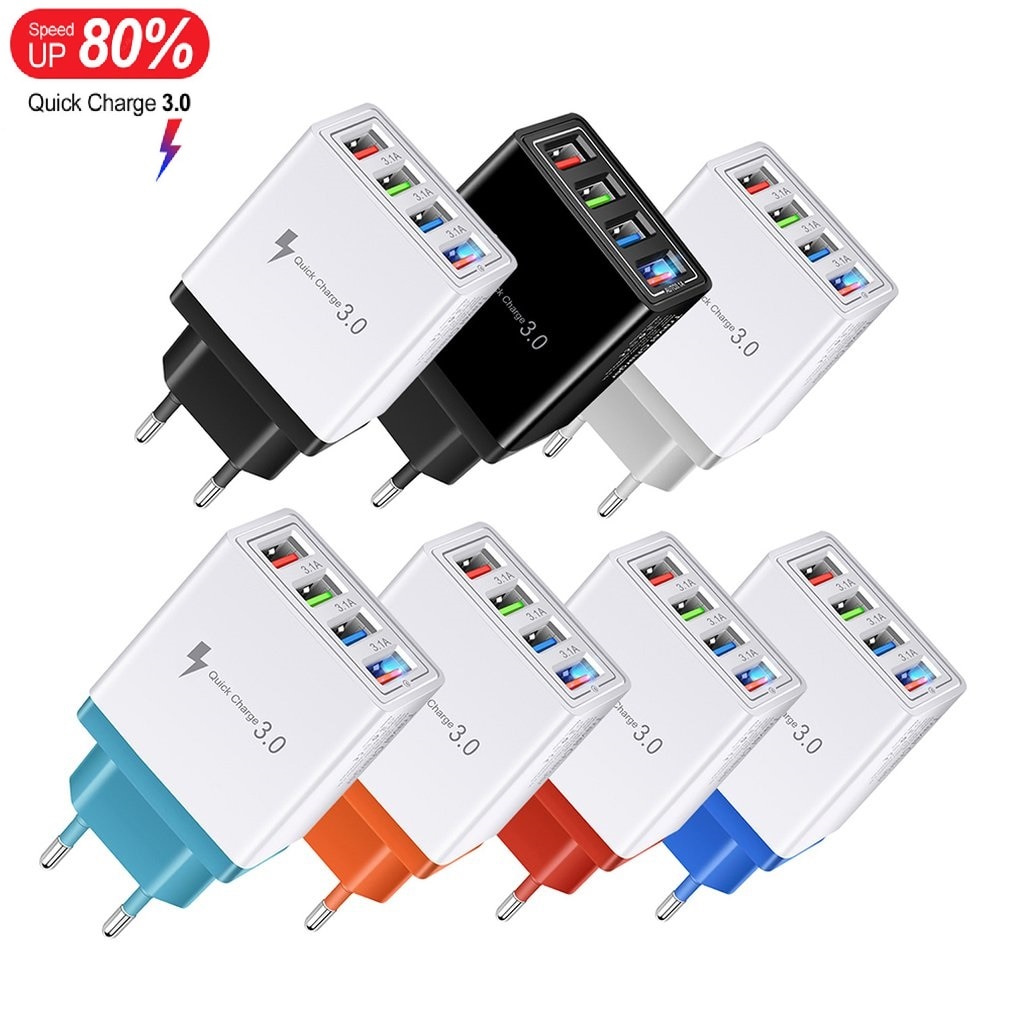 Szybkie ładowanie 3.0 dla iPhone ładowarka ścienna szybkie ładowanie dla Samsung S10 S9 S8 wtyczka Xiaomi Mi Huawei ładowarki do telefonów komórkowych