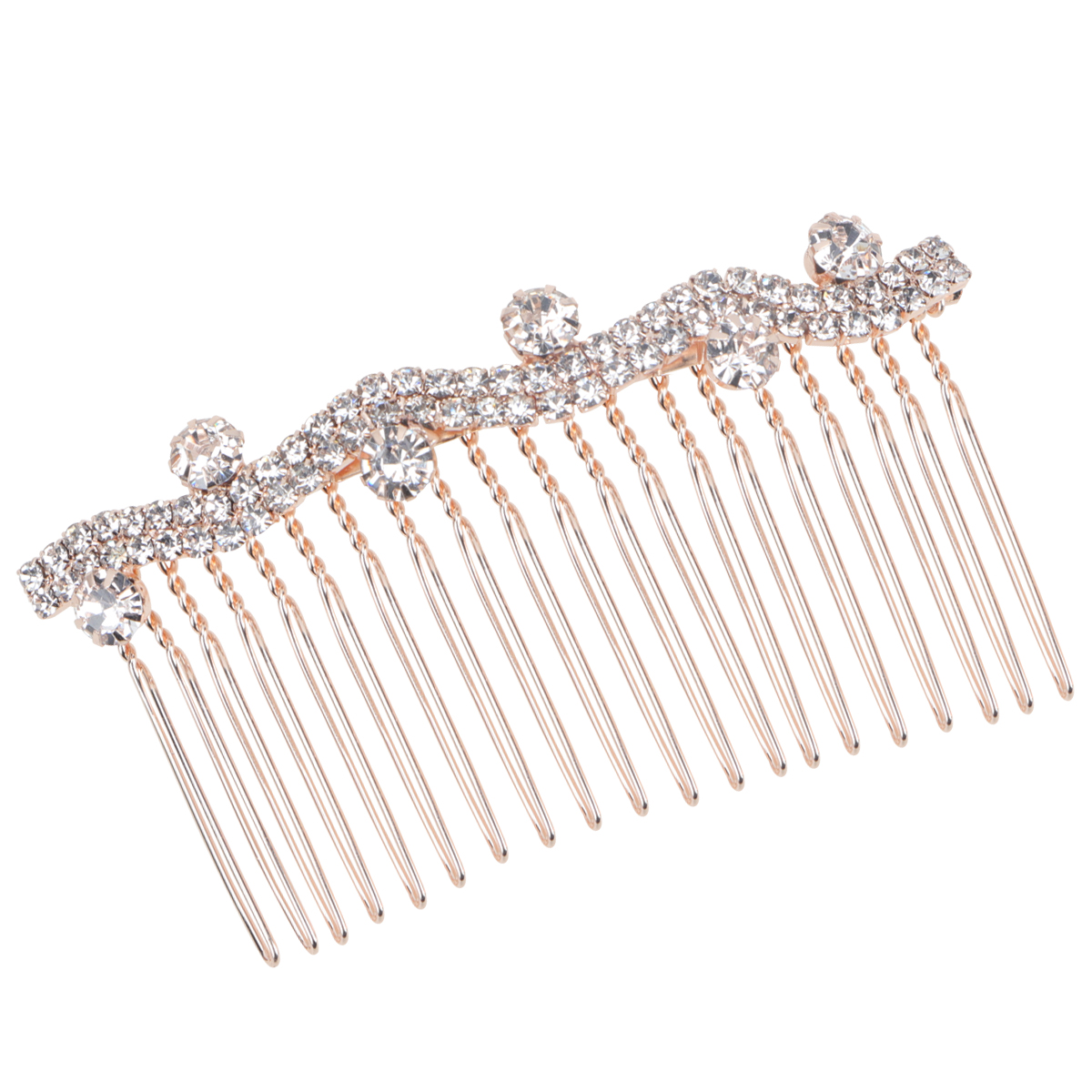 Mit Strass verzierter Haarkamm, hochwertiges Material, Haarnadel-Kamm, kreativer Kopfschmuck, Haarschmuck, elegante Frisur
