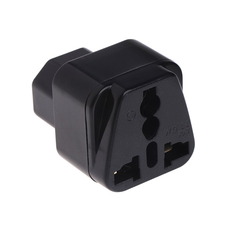 Iec 320 C14 Om Universele Vrouwelijke Power Adapter Ac Power Plug Connector Zwart