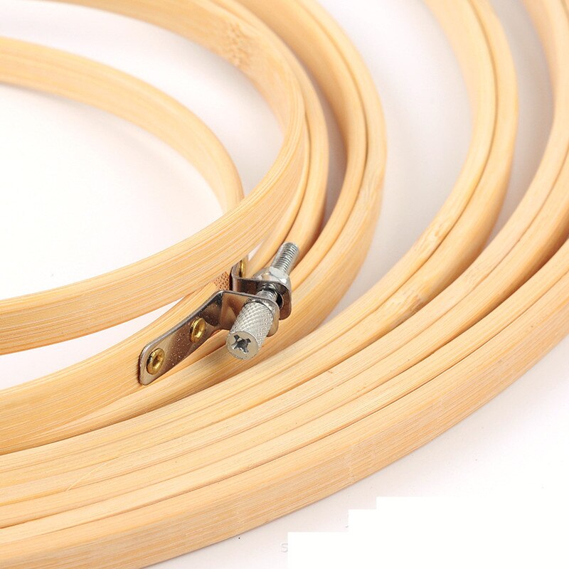 1 pcs Embroidered Stretch Embroidery Hoops Tool Embroidery Cross-Stitch Wooden Frame Hoop Circle Embroidery Shed DIY h