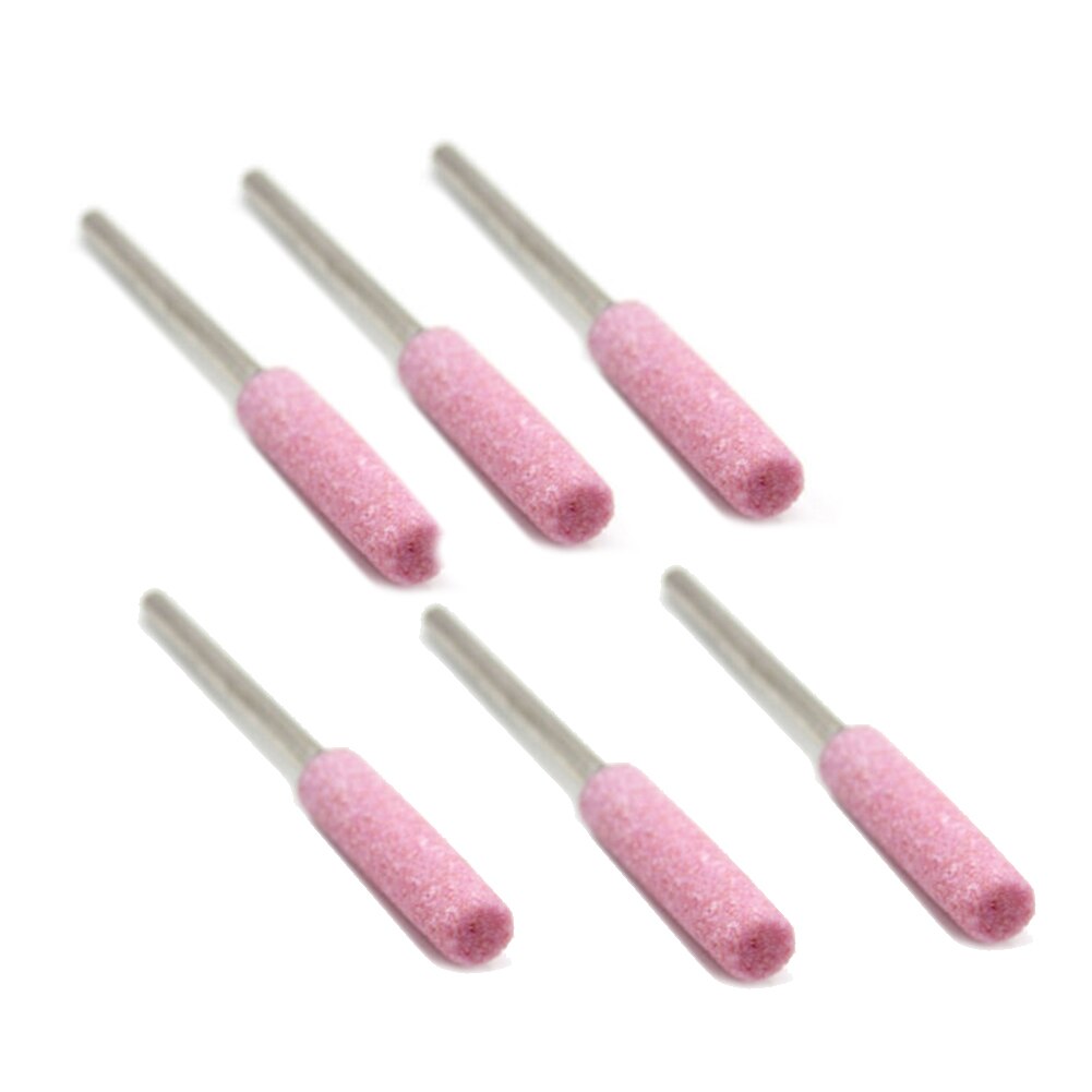 6PCS Grinder Drill Bit 3mm Shank Abrasive Grind Stone Rotary Tool Metal