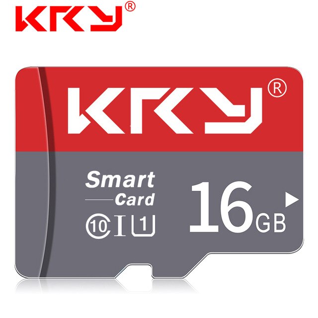 KRY tarjeta de memoria de alta velocidad Original 64GB tarjeta micro sd Clase 10 128GB tarjeta portátil flash TF 32GB 16GB 8GB para grabadora de conducción: 16 GB