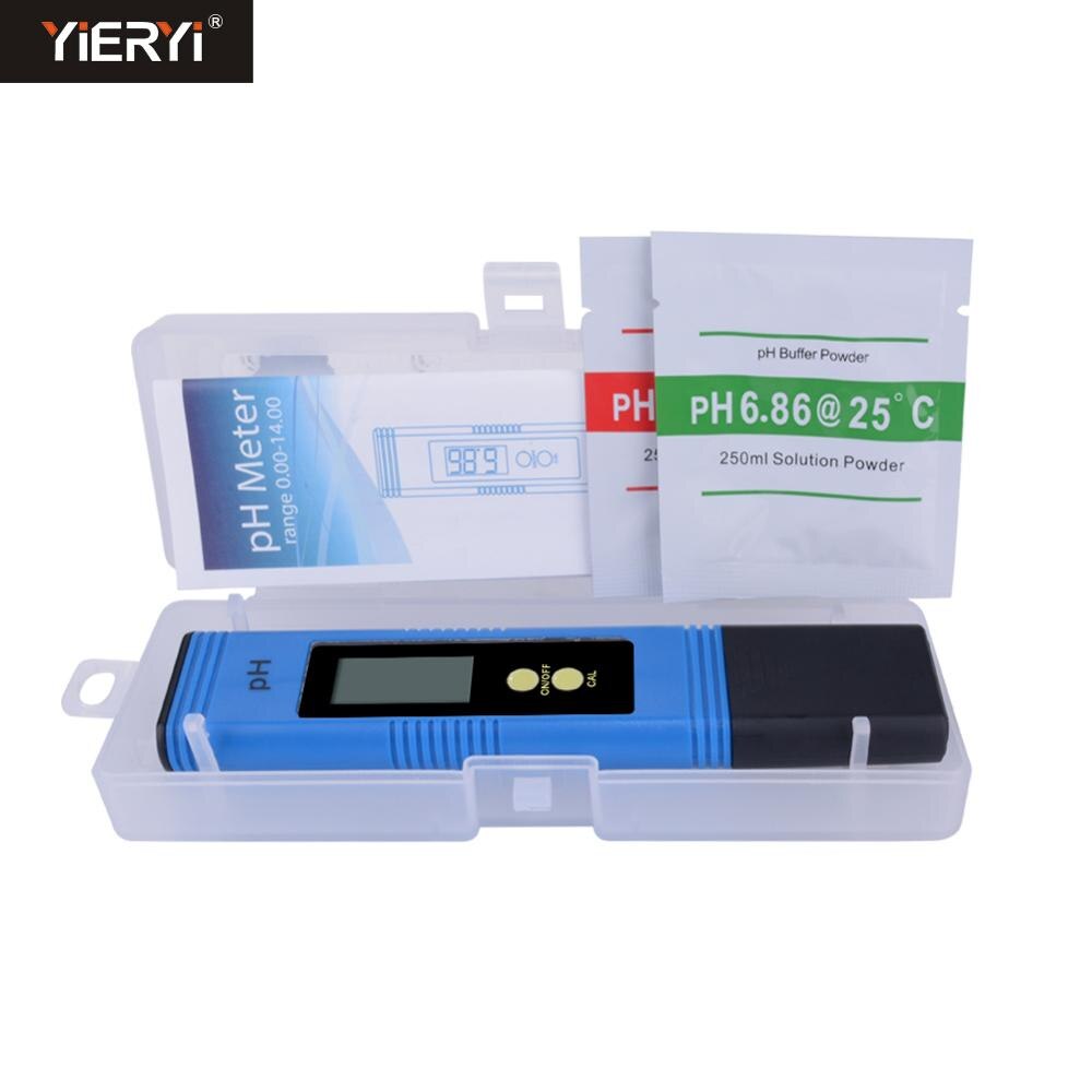 Yieryi TDS PH Meter PH/TDS/EC/TEMP Meter Digital Water Monitor Tester Series for Pools, Drinking Water, Aquariums: Blue PH-02