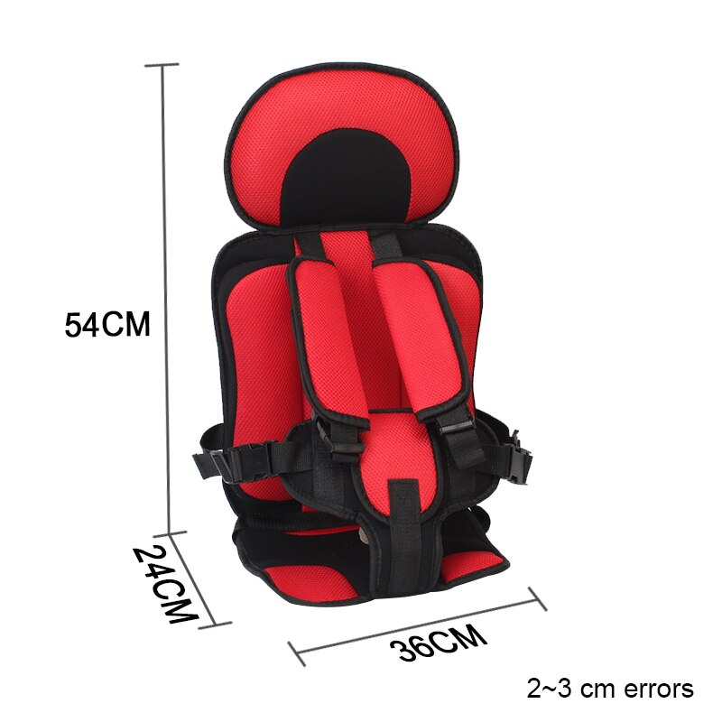 1PC Comfortabele Baby Zitten Mat Kids Portable Travelling Stoelen Kussen met Veiligheid Riem Waggel Zitting Matten voor Baby Leeftijd 6M ~ 12Y