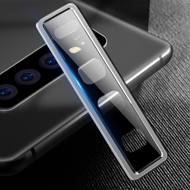 Film de protection d'écran anti-empreintes digitales en verre trempé pour Samsung Galaxy S10 S10 Plus: silver For S10Plus