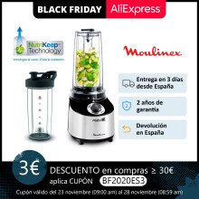 Mixeur Sous-vide Personnel Fresh Boost LM181D10 Moulinex 800W - Neuf Sous Blister