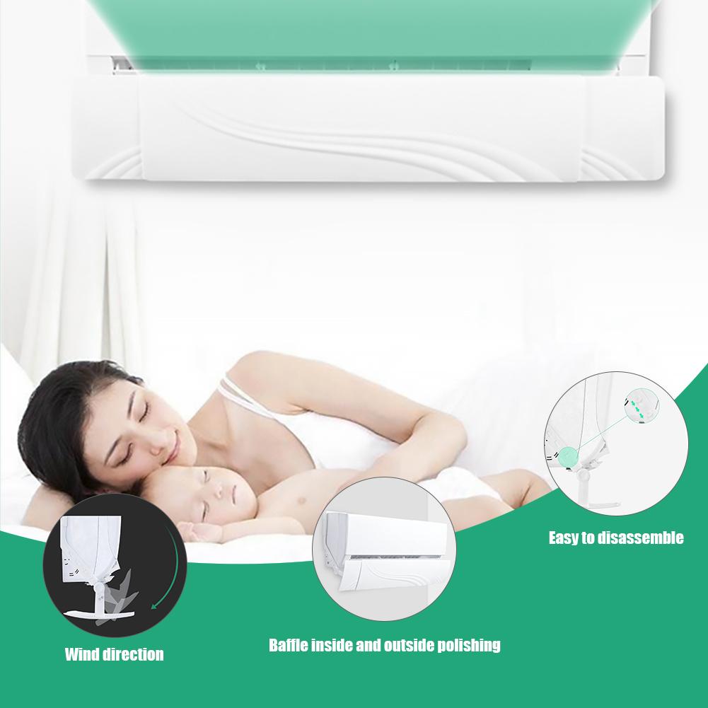Anti Direct Blowing Retractable Air Conditioner Shield Cold Air Conditioner Wind Deflector Baffle Adjustable Air Guide Cover