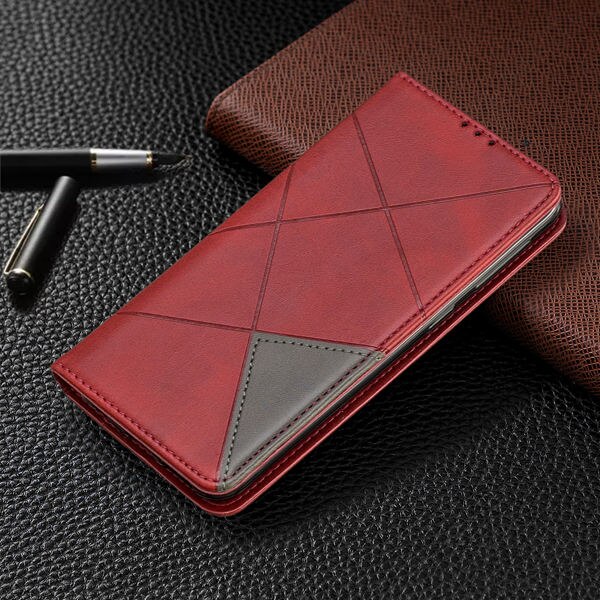 Tobebest Magnetische Wallet Leather Case Voor Huawei Y6 Case Cover voor Huawei Honor 8A 8a Flip Cover Met Kaart pocket: for Huawei honor 8A / red