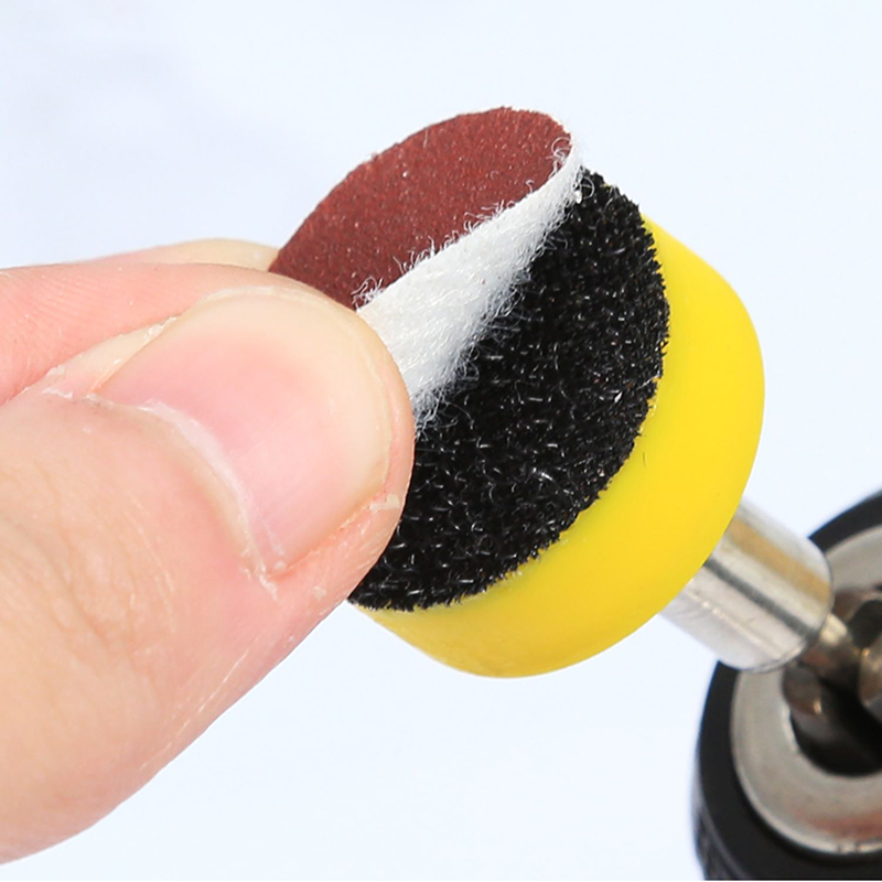 1 2 3 Inch Red Round Dry Sanding Disc Sandpaper Dish Polishing Abrasive Sand Paper Pad Wooden Metal Grinder Grinding Lija Drill