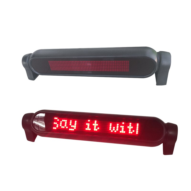 D750 Running scrolling Messages moving Text screen LED Car Display Remote Programmable LED Billboard Red White Color LED Sign: Red LED