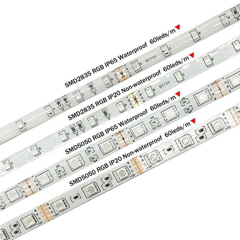 Led Rgb Smd 5050 2835 Flexibele Led Strip Licht Strip Rgb Led Strip 5M 10M 15M Dc 12V Diode Band + Afstandsbediening + Adapter