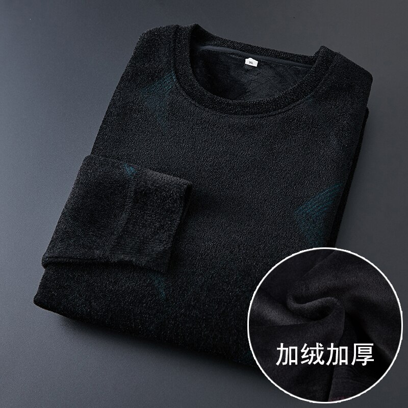 8XL 7XL 6XL Oversized Trui Mannen Winter Dikke Fleece Heren Trui Truien Mannelijke Losse Knitwear Zachte Warme Pull Homme