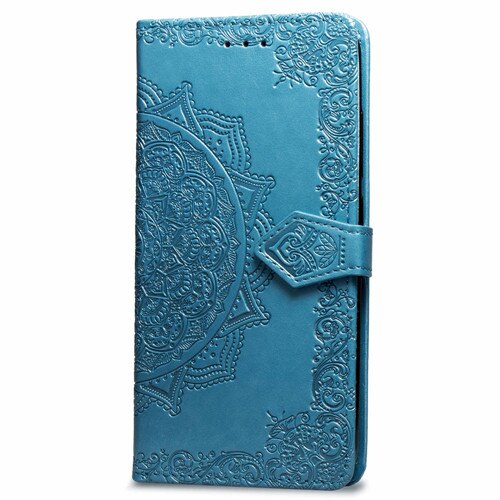 De Lujo Flor de Datura de la PU billetera de cuero funda de teléfono para ZTE hoja A610 A610C un 610 de los casos de la cubierta del tirón para ZTE A610 Fundas Capa: Blue