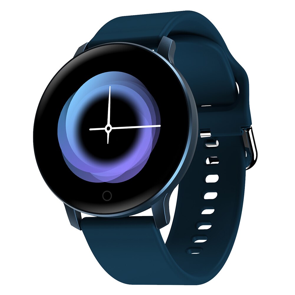 Sleep Monitor Call Reminder Digital Multifunction Bluetooth Alarm Clock Touch Screen Smart Bracelet Watch Heart Rate Sports: Blue