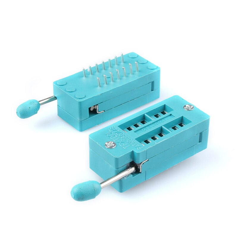 Conector Universal ZIF de prueba de circuito integrado, DIP14/16/18/20/24/28/32/40P, 2,54mm