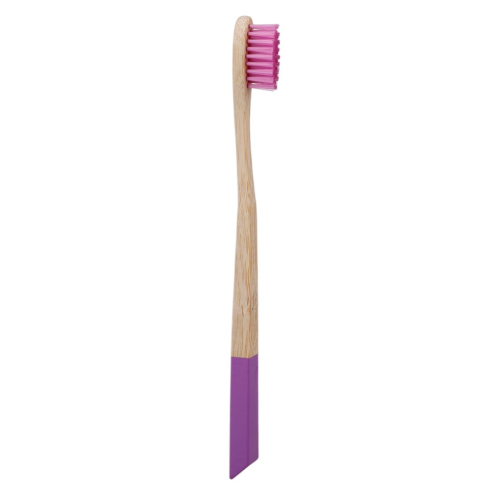 Øko genbrugelig bambus tandbørste til voksne mundpleje mellemstore børster miljøvenlige biologisk nedbrydelige trætandbørster rejsepakke