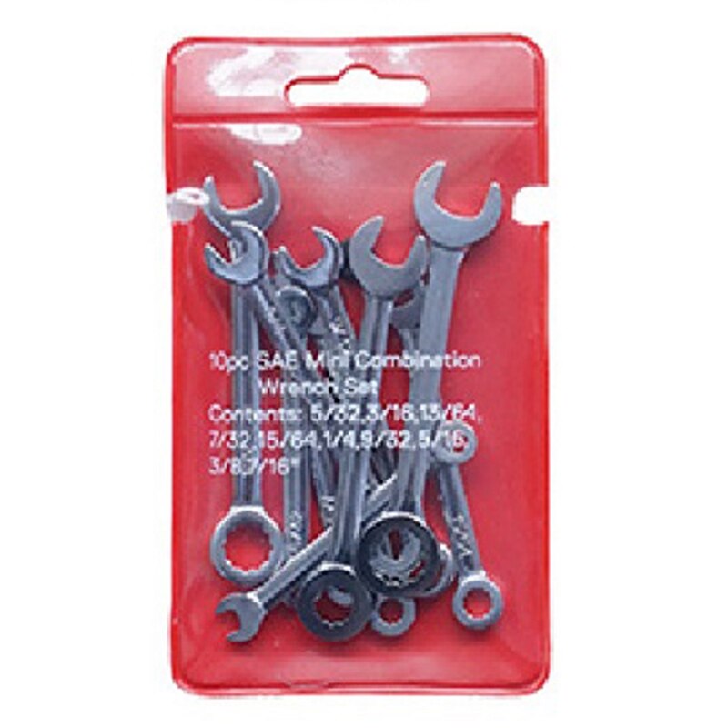 Mini Wrench, Inch Ignition Wrench Set, Open-End Set Wrench, Used to emble Furniture, Small Equipment, Automobiles: Default Title