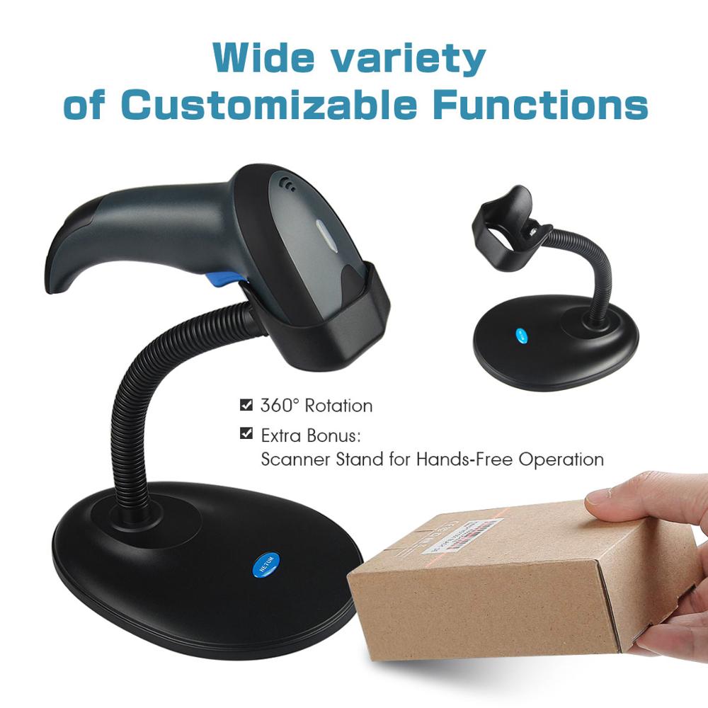 NETUM W6-X Bluetooth CCD Barcode Scanner & NT-1228BC Barcode Leser für Handy, Mobiltelefon Zahlung Computer Bildschirm Unterstützung Mac IOS, Android: W6-X mit stand