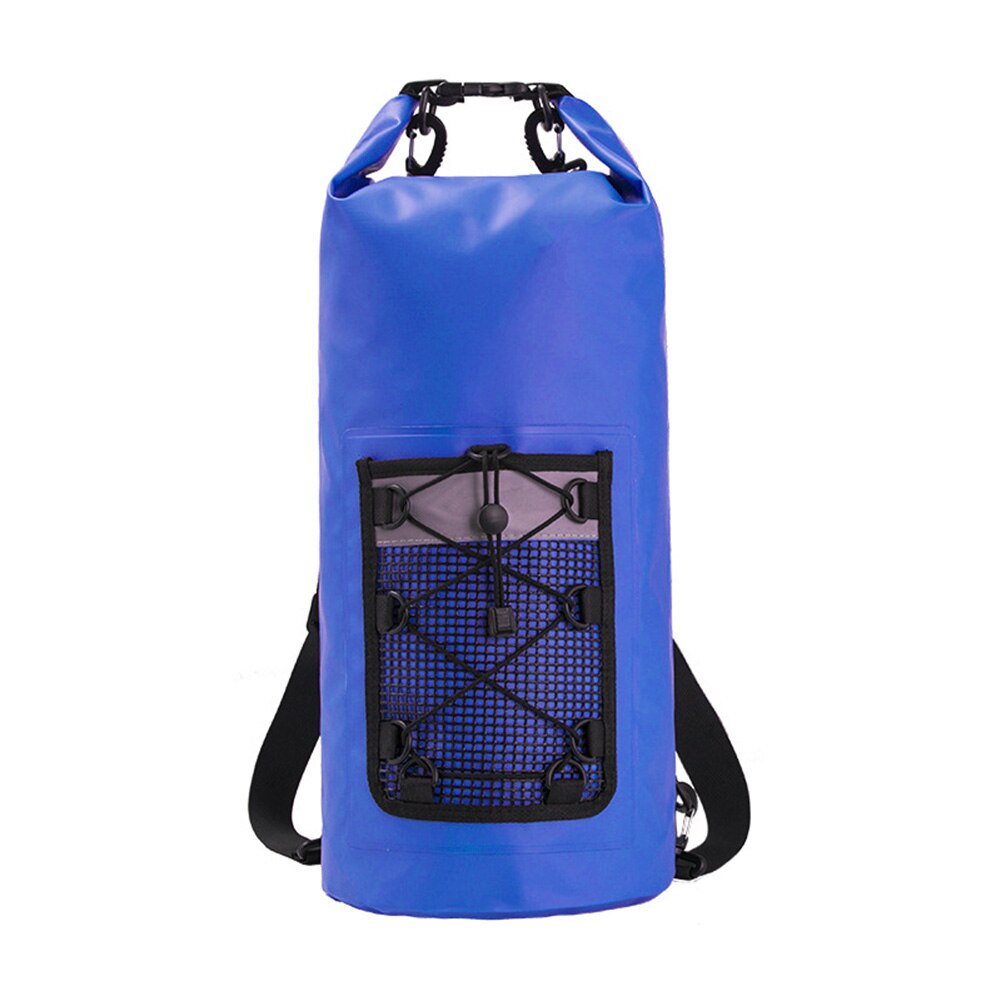 20l vandtæt tørpose rygsæk flydende tør rygsæk til vandsport fiskeri sejlsport kajak surfing rafting whshoppi: Mørkeblå