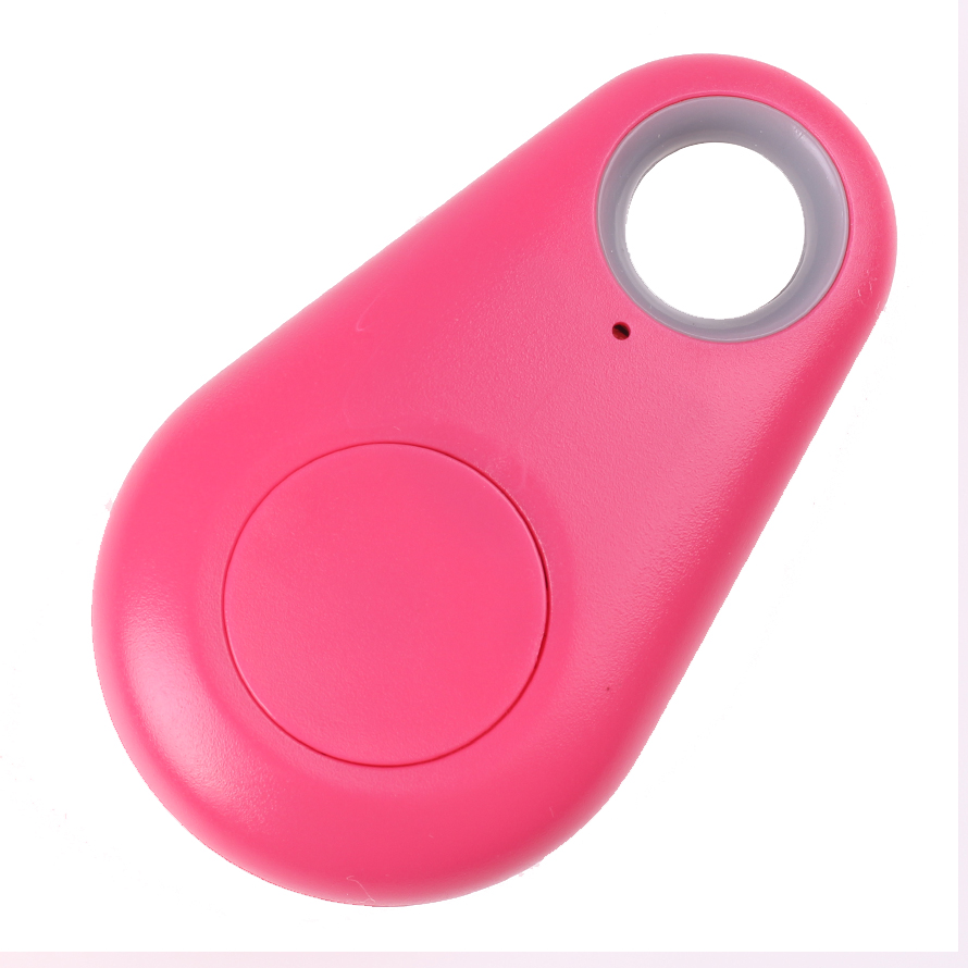 Mini localizador inteligente de carro, chaveiro anti-perda com rastreador bluetooth 4.0 para cachorro e criança chaveiro localizador: Red