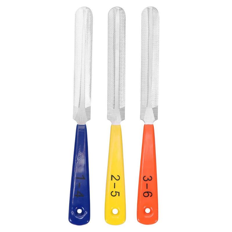 3pc/ sets gitaarmoervijlen fretkroon sleufvijlen luthier reparatieset voor snaarinstrumenten gitaaraccessoire gitaaronderdeel