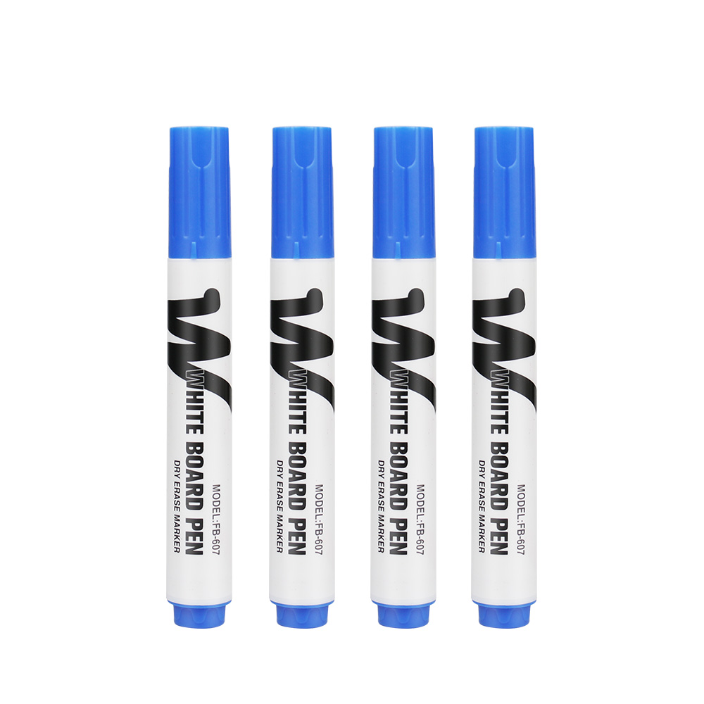 Uitwisbare Whiteboard Marker Pen Droog Wissen Schoolbord Marker Zwart/Blauw/Groen/Rood Krijt Glas Kantoor school Art Marker: Blauw