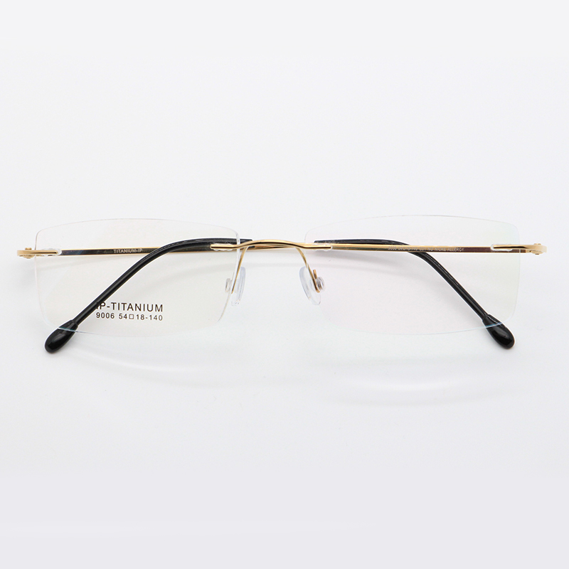 BCLEAR B-montura de gafas de titanio para hombre y mujer, anteojos cuadrados con prescripción sin montura, montura óptica coreana para miopía, novedad de