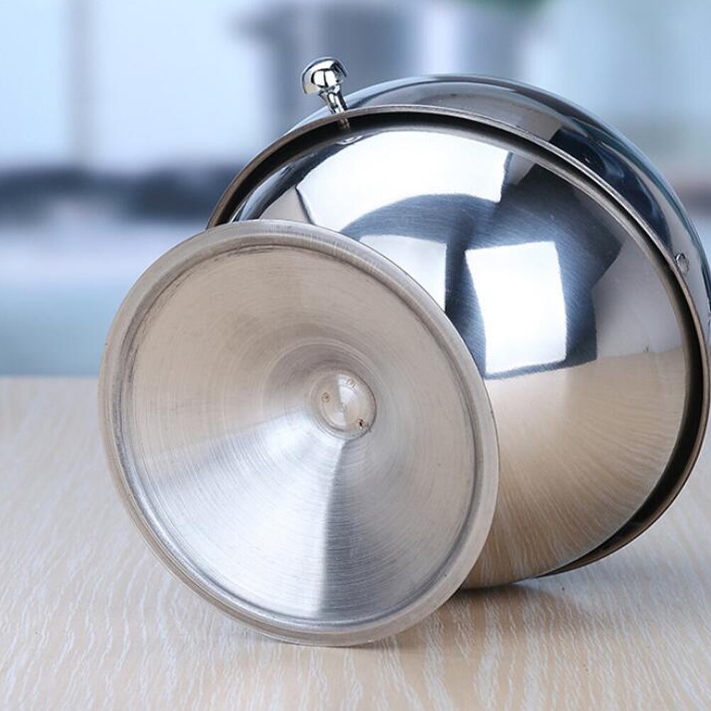 1pc krydderkrukker i rustfrit stål vendbar krydderiboks til multifunktionsbeholder til sukkeropbevaring