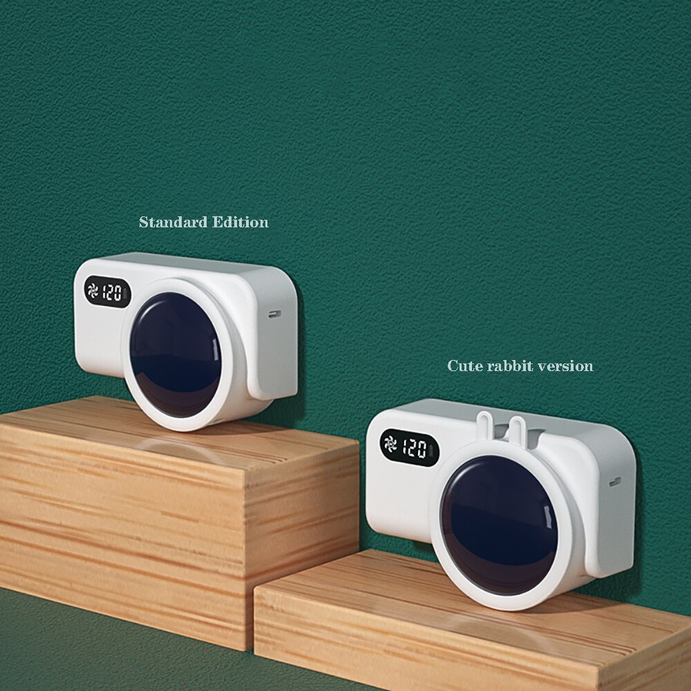 Visual Electronic Screen Punch-free Wall-mounted Smart Toothbrush Sterilizer Automatic Ultraviolet Toothbrush Disinfection Box