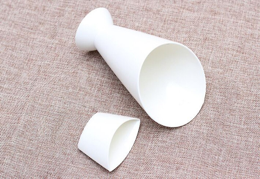 2 in 1 French Fry Cone with Dipping Cup Simple and Practical Home Kitchen Potato Tool Tableware Fries Cup #y3