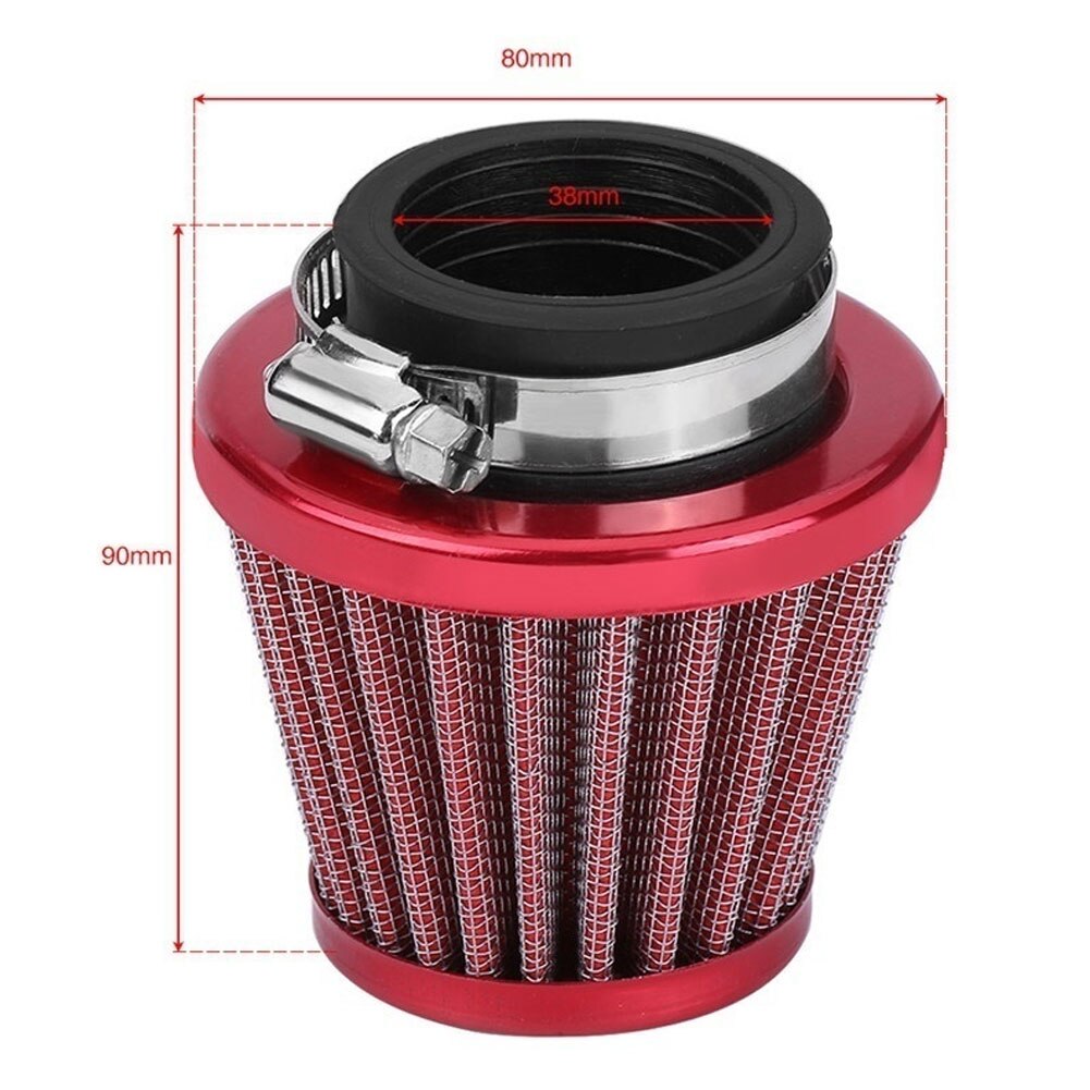 8 Mm Universal Motorrijwiel Atv Dirt Bike Air Filter Cleaner Vervanging