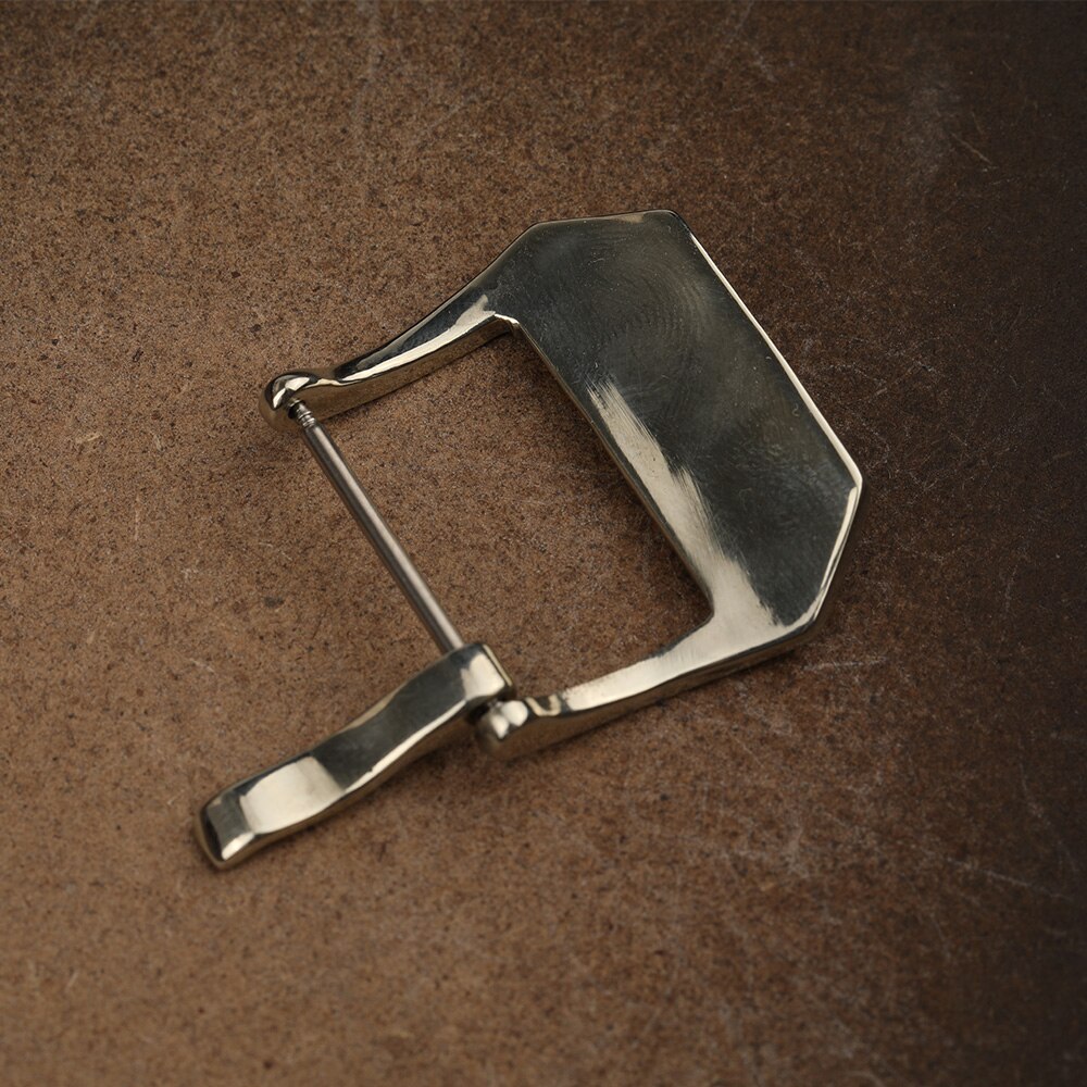 Allbai håndpoleret 20/22/24mm låse kobber-nikkel legering, messing kranium ord med tilbehør 20mm urspænde