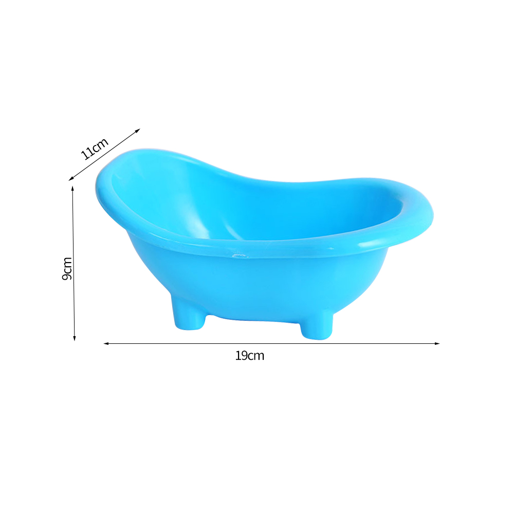 Vendita calda mini criceto gerbillo vasca da bagno piccoli animali domestici bagno sabbia telecamera animale domestico vasca creativa bagno carino custodia da bagno