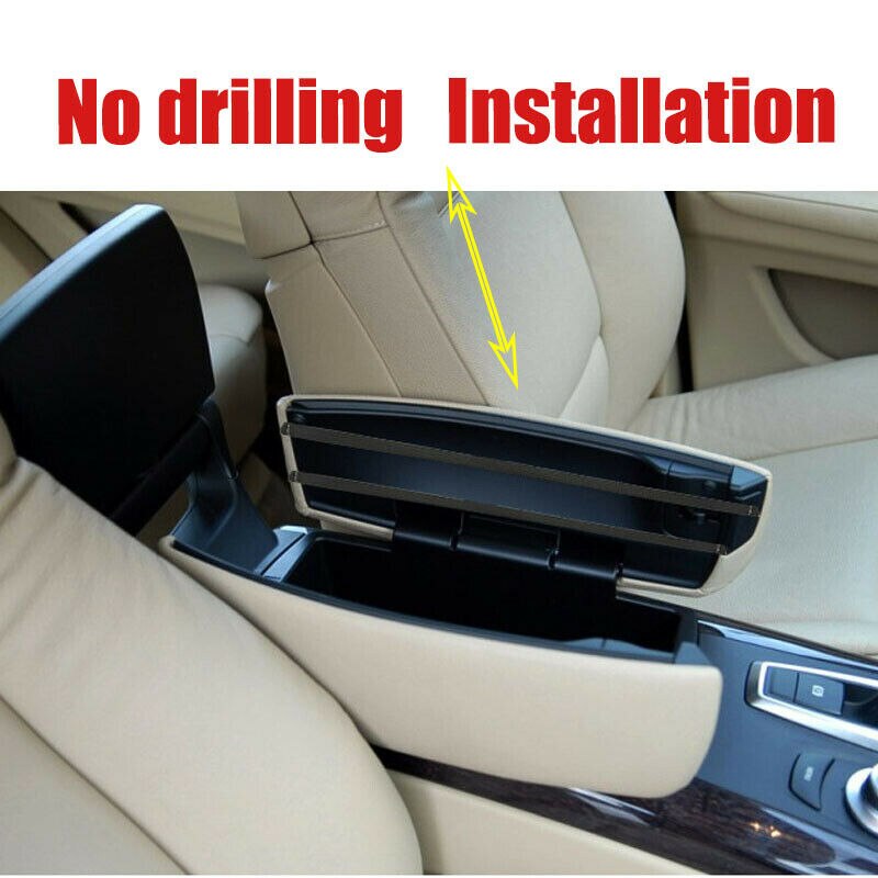 Durable And Practical Carbon Fiber Look Center Console Armrest Cover For BMW X5 E70 X6 E71