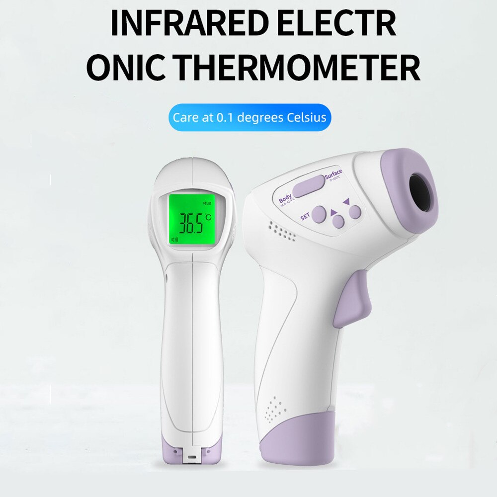 2 Stuks Voorhoofd Thermometer Non Contact Infrarood Thermometer Gun Body Temperatuur Koorts Digital Gereedschap Meten Voor Baby Volwassen