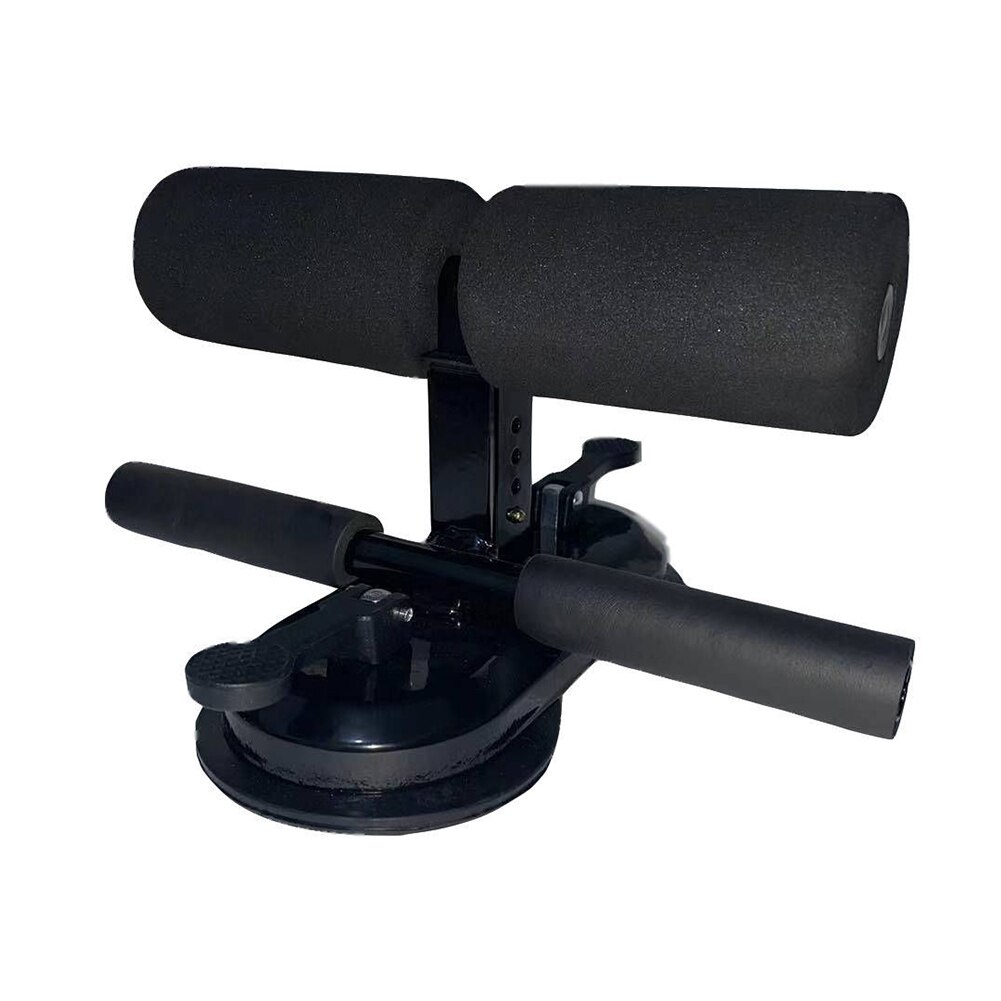 Adjustable Height Belly Training Self Suction Equipment Exercise Health Care Weight Loss Sit Ups Assistant Device Abdominal Curl: Black