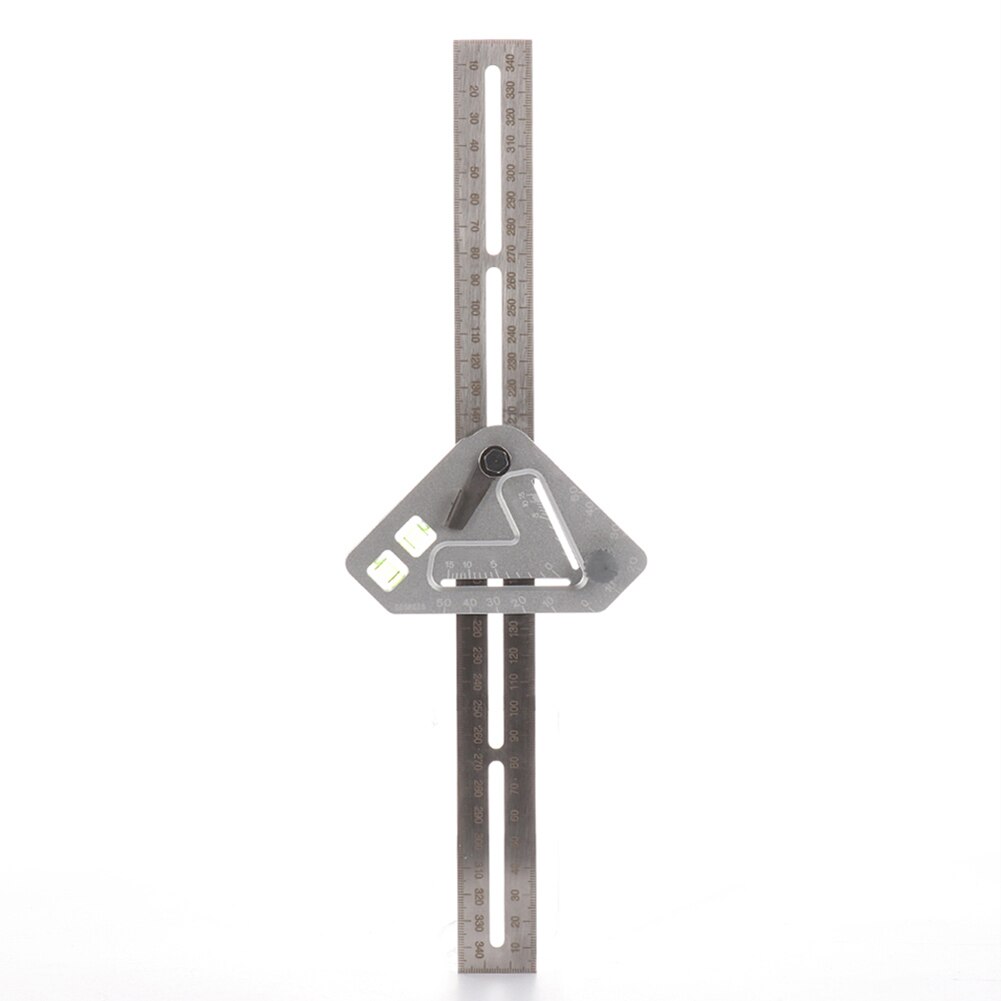 Multi-function Stainless Steel Adjustable Angle Measuring Ruler Line Painted Roof Revolutionizing Carpentry Utensil for Woodwork