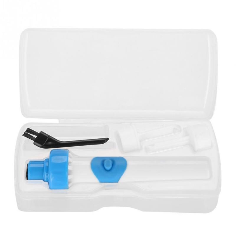 Extracción de cera de los oídos de vacío para niños y adultos Limpieza de orejas Kit inteligente Extractor de cerumen herramienta con reemplazable consejos juego limpio