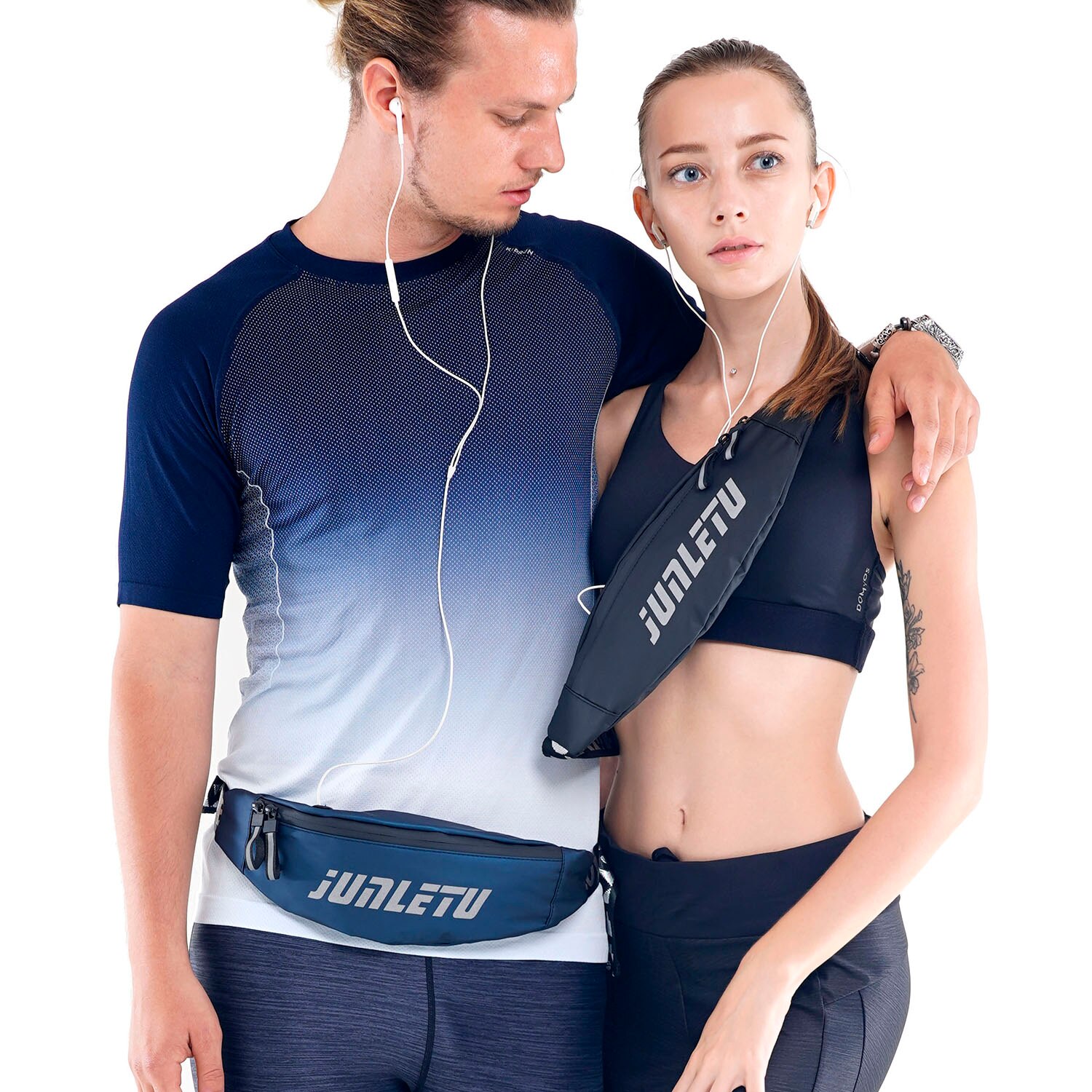 Waterbestendig Reflecterende Running Heuptas Outdoor Sport Fanny Pack Casual Borst Pakken Voor Mannen Vrouwen