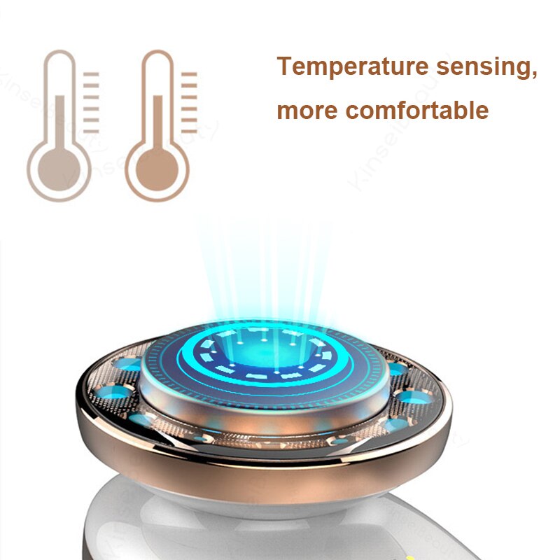 8 In 1 Rf Radio Frequentie Elektrische Led Photon Lichttherapie Rf Ems Huidverjonging Gezicht Lifting Draai Massage Schoonheid machine