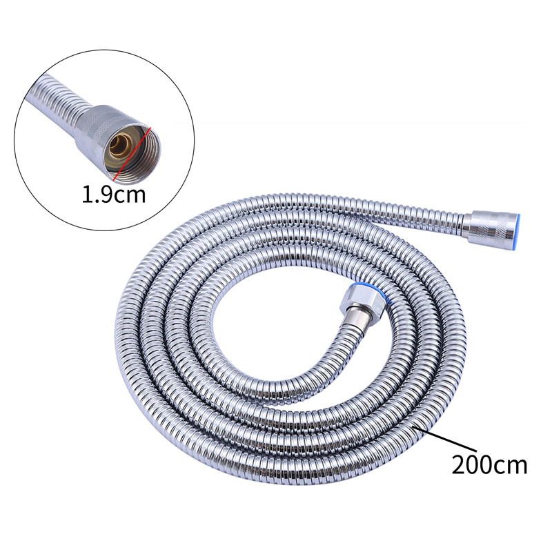 Cold Water Inlet Hose For Kitchen Basin Bath Faucets Toilet Water Heater Stainless Steel Connect Pipe: silver2