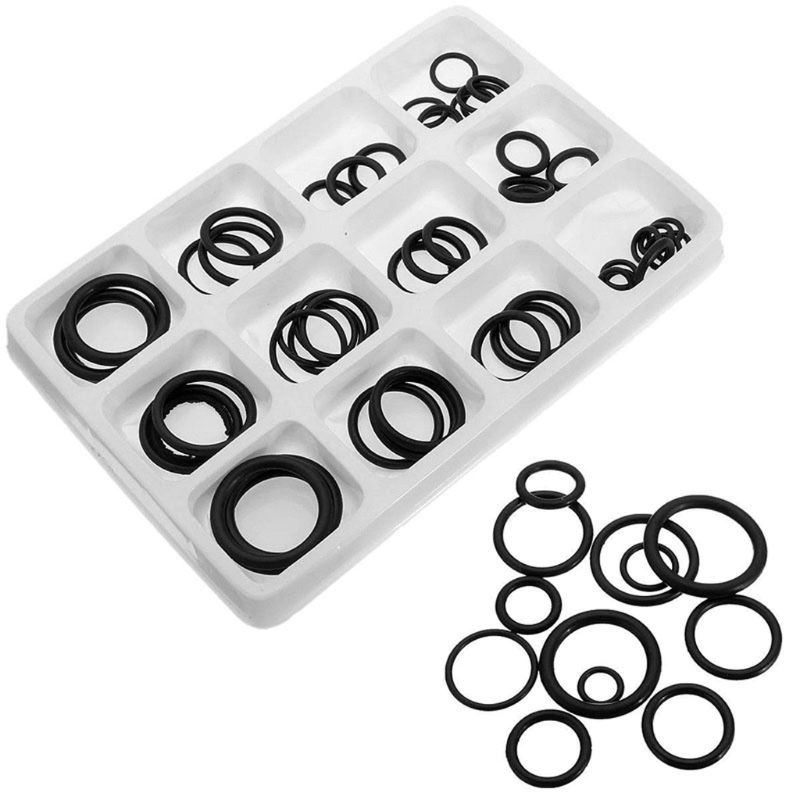50 st gummi o-ring packningar olika storlekar set kit för vvs kran tätning diskbänk gänga